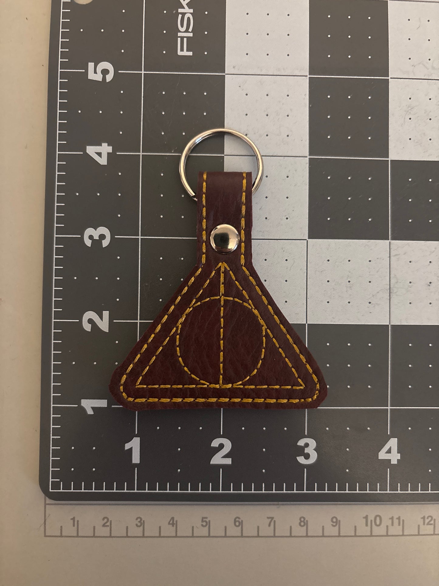 Hollows Embroidered Keychain