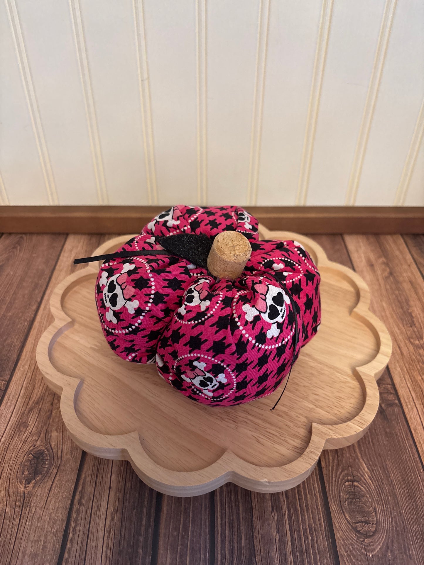 Pink Skull Pumpkin