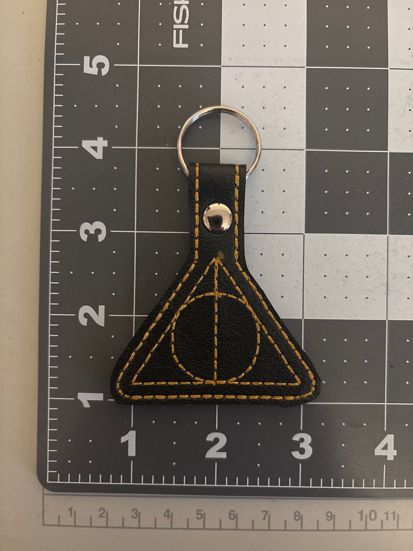 Hallows Embroidered Keychain