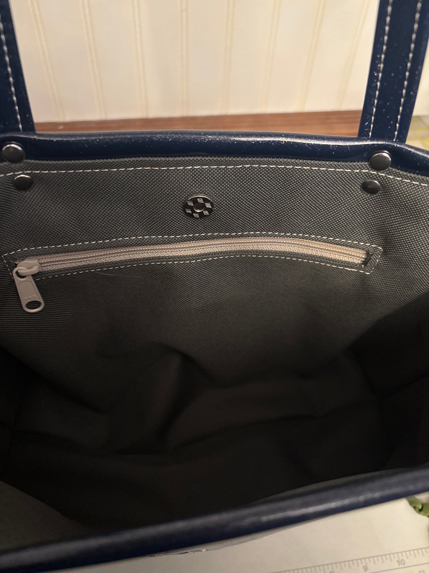 Hogwarts Embroidered Vinyl Tote