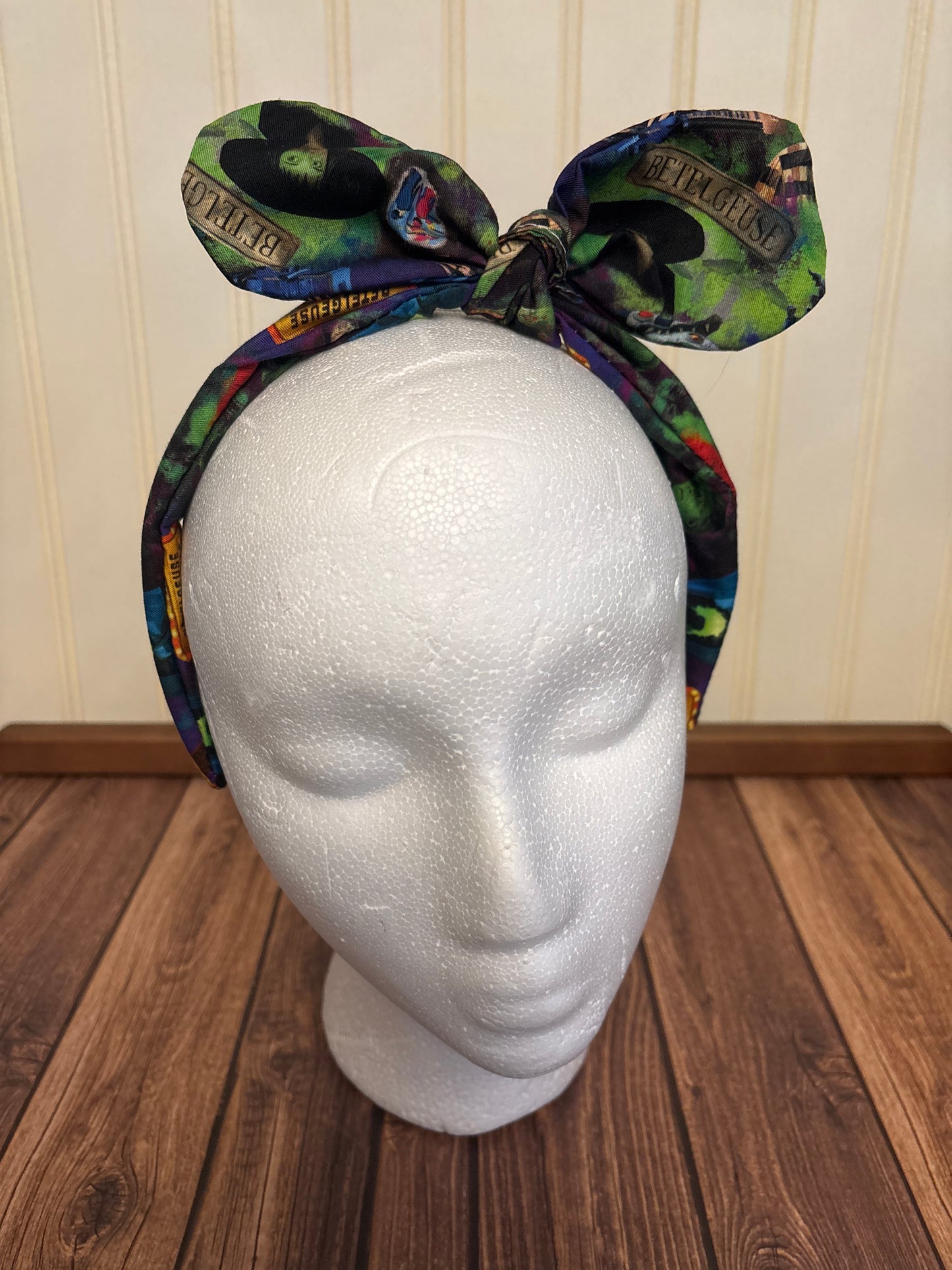 Fabric Covered Bow Headband