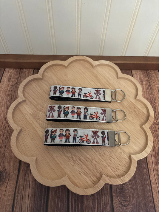 Strange Things Glitter Keychain