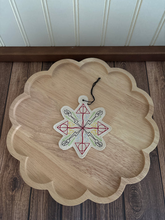 Wizard Snowflake Ornament