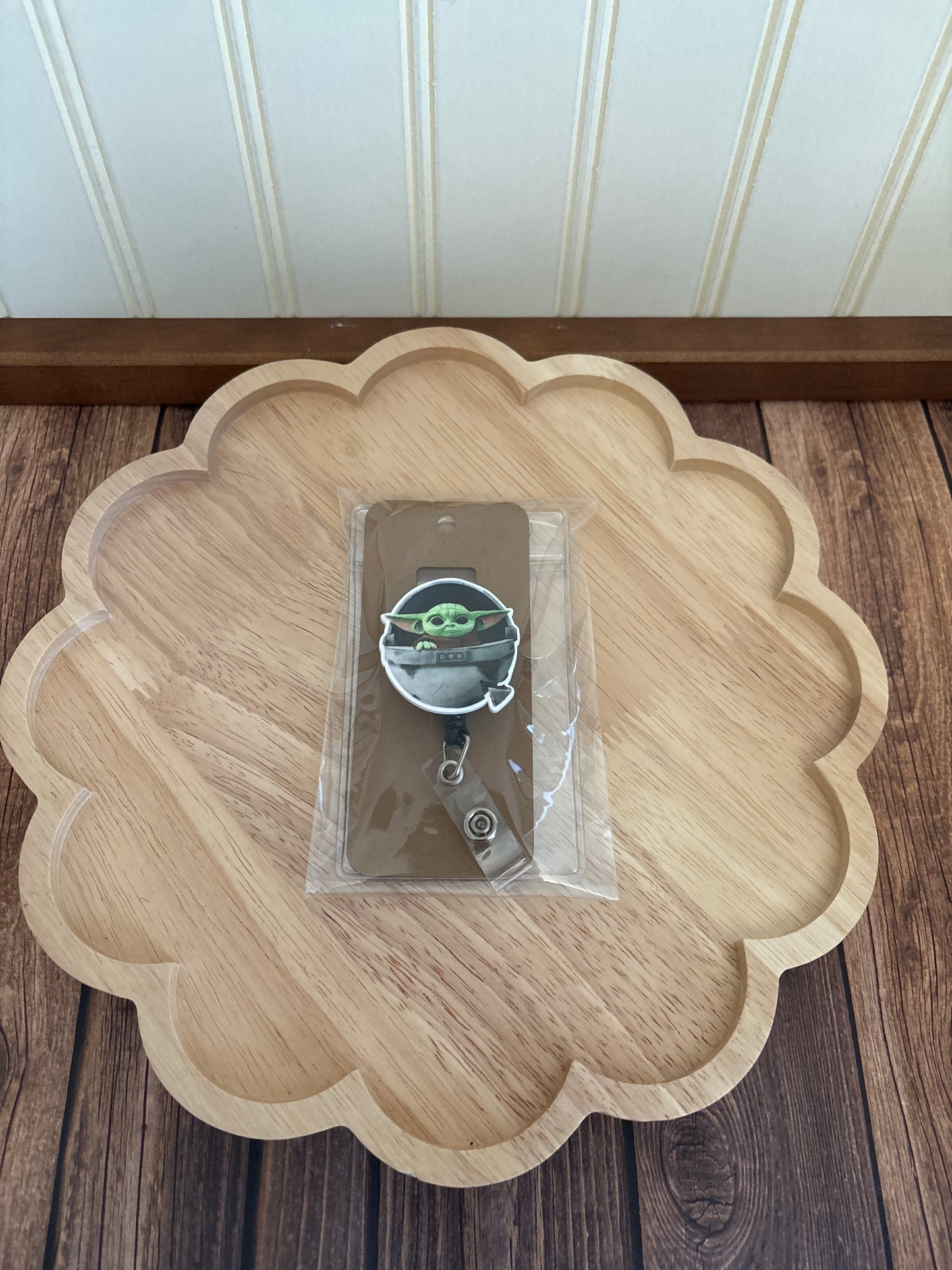 Space Baby Resin Badge Reel