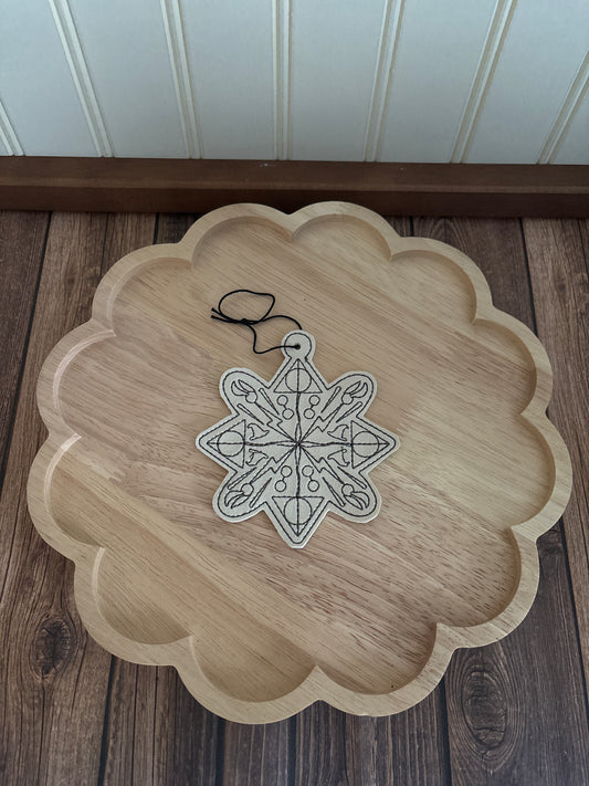 Wizard Snowflake Ornament