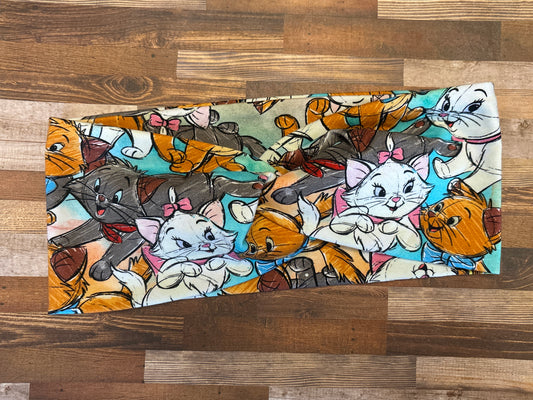 Musical Cats Wide Headband