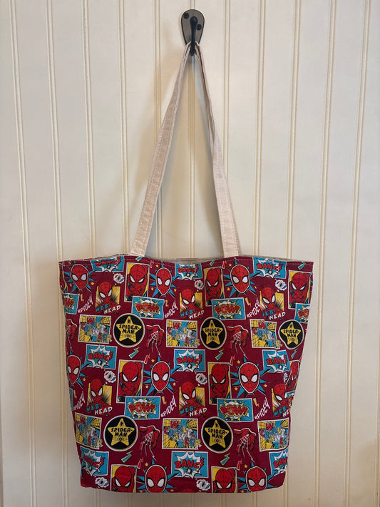 Spider-Man Canvas Tote
