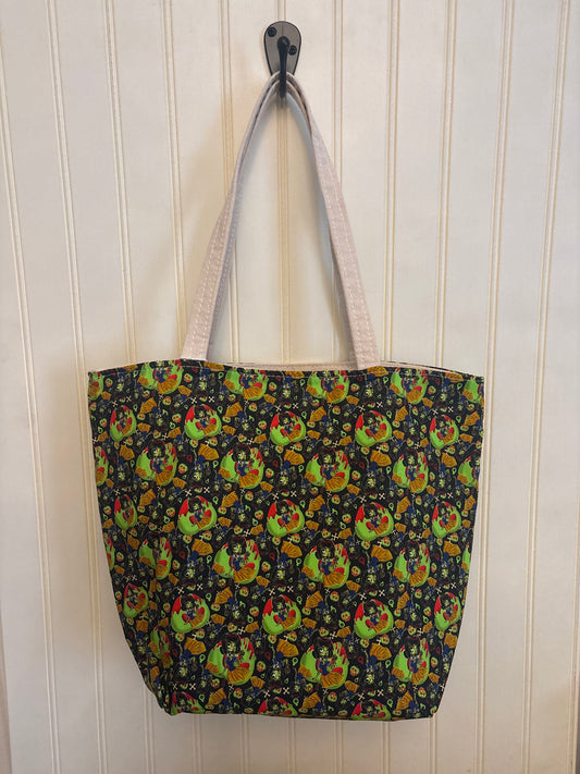 Zombie Snow White Canvas Tote Bag